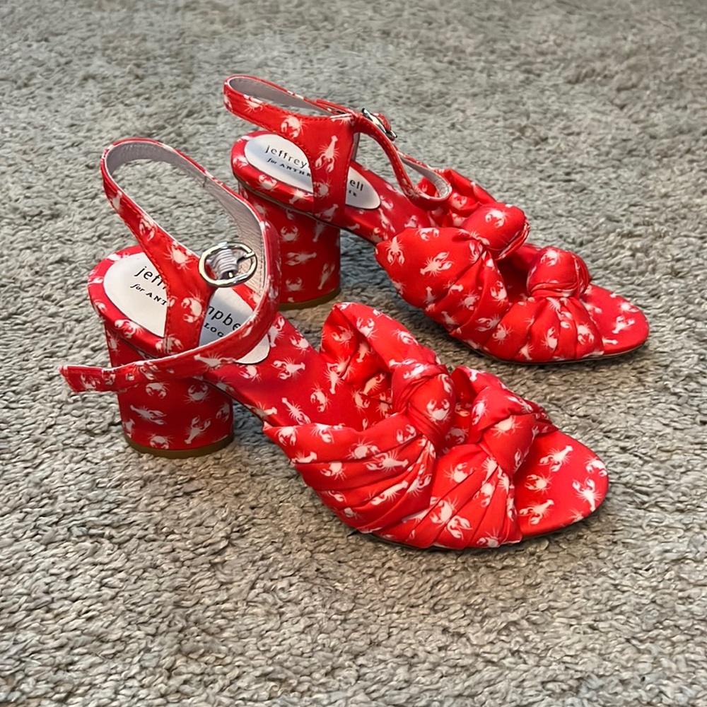 NIB Jeffrey Campbell for Anthropologie Lobster/Crab Heels Size 5 - Picture 3 of 9